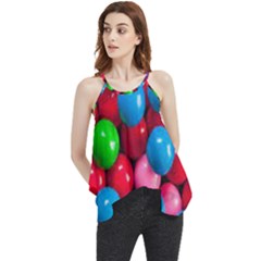 Bubble Gum Flowy Camisole Tank Top by artworkshop