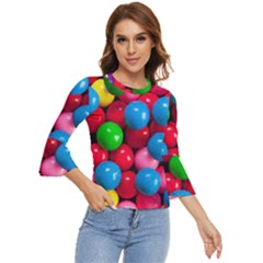 Bubble Gum Bell Sleeve Top