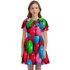 Bubble Gum Kids  Bow Tie Puff Sleeve Dress