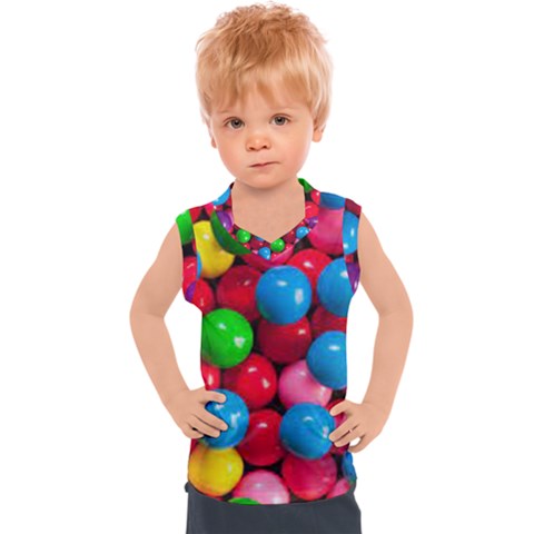 Bubble Gum Kids  Sport Tank Top by artworkshop