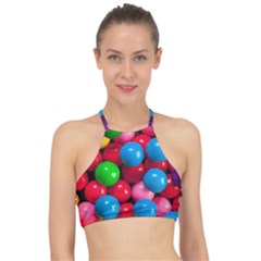 Bubble Gum Racer Front Bikini Top by artworkshop