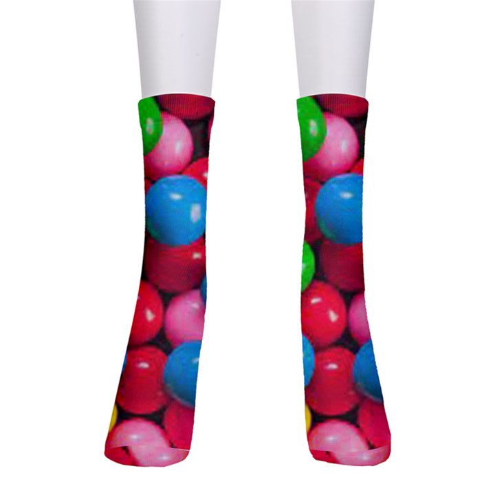 Bubble Gum Crew Socks