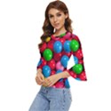 Bubble Gum Bell Sleeve Top View2