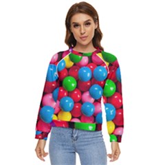 Bubble Gum Women s Long Sleeve Raglan Tee