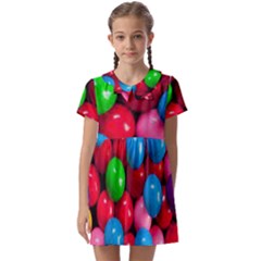 Bubble Gum Kids  Asymmetric Collar Dress by artworkshop