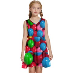 Bubble Gum Kids  Sleeveless Tiered Mini Dress