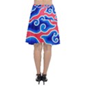 Batik Megamendung Chiffon Wrap Front Skirt View2