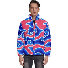 Batik Megamendung Men s Puffer Bubble Jacket Coat