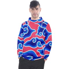 Batik Megamendung Men s Pullover Hoodie by artworkshop