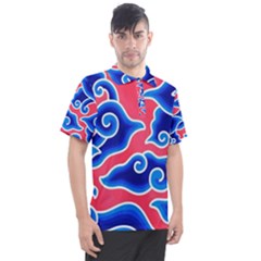 Batik Megamendung Men s Polo Tee