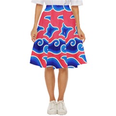 Batik Megamendung Classic Short Skirt