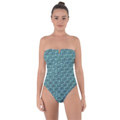 Bubble Wrap Tie Back One Piece Swimsuit