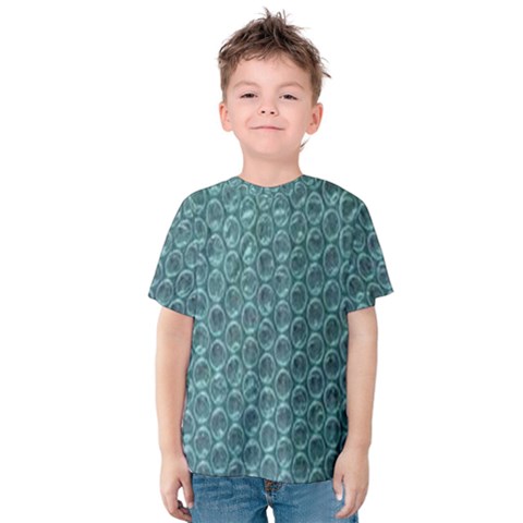 Bubble Wrap Kids  Cotton Tee by artworkshop