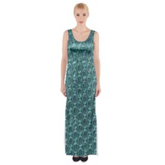 Bubble Wrap Thigh Split Maxi Dress by artworkshop