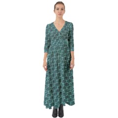 Bubble Wrap Button Up Boho Maxi Dress by artworkshop