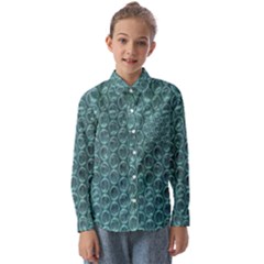 Bubble Wrap Kids  Long Sleeve Shirt by artworkshop