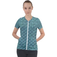 Bubble Wrap Short Sleeve Zip Up Jacket by artworkshop