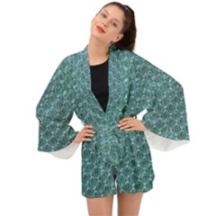 Bubble Wrap Long Sleeve Kimono