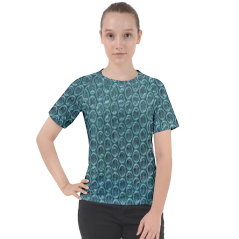 Bubble Wrap Women s Sport Raglan Tee by artworkshop