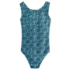 Bubble Wrap Kids  Cut-out Back One Piece Swimsuit by artworkshop