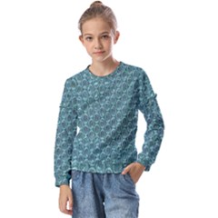 Bubble Wrap Kids  Long Sleeve Tee with Frill 