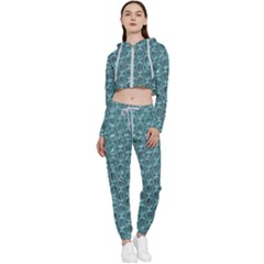 Bubble Wrap Cropped Zip Up Lounge Set by artworkshop