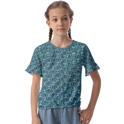 Bubble Wrap Kids  Cuff Sleeve Scrunch Bottom Tee by artworkshop