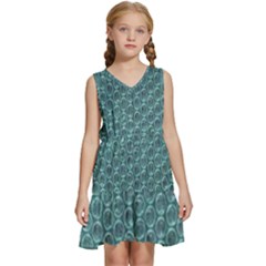 Bubble Wrap Kids  Sleeveless Tiered Mini Dress