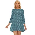 Bubble Wrap Long Sleeve Babydoll Dress View1