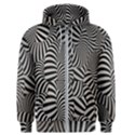 Pattern Men s Zipper Hoodie View1