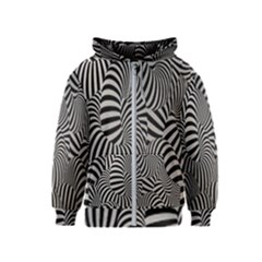 Pattern Kids  Zipper Hoodie