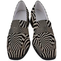 Pattern Women s Chunky Heel Loafers by artworkshop