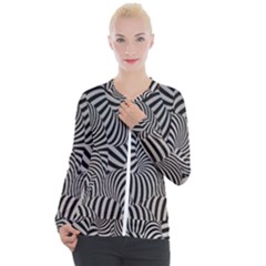 Pattern Casual Zip Up Jacket by artworkshop