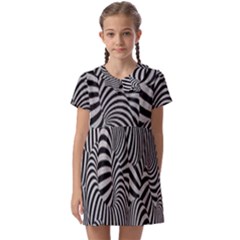 Pattern Kids  Asymmetric Collar Dress by artworkshop