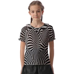 Pattern Kids  Frill Chiffon Blouse