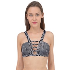 Pattern Cage Up Bikini Top by artworkshop