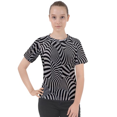 Pattern Women s Sport Raglan Tee by artworkshop