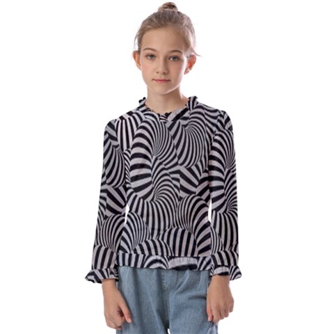 Pattern Kids  Frill Detail Tee by artworkshop