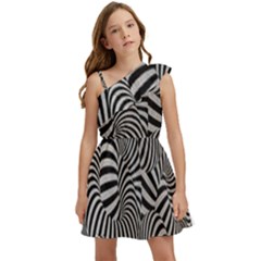 Pattern Kids  One Shoulder Party Dress by artworkshop