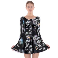 Bubble Long Sleeve Skater Dress by artworkshop