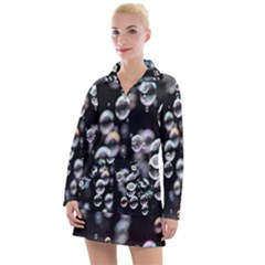 Bubble Women s Long Sleeve Casual Dress by artworkshop