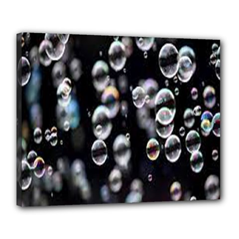 Bubble Canvas 20  X 16  (stretched) by artworkshop