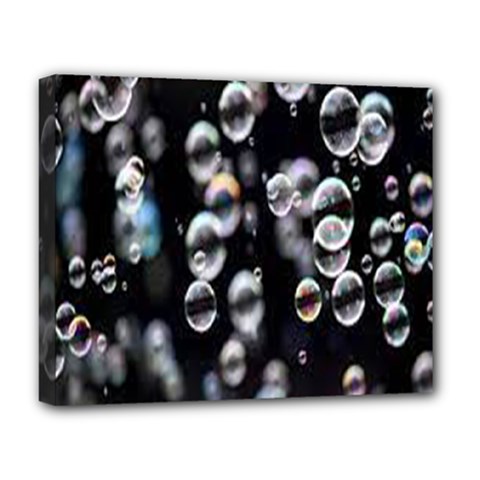 Bubble Deluxe Canvas 20  X 16  (stretched) by artworkshop