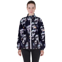 Bubble Women s High Neck Windbreaker by artworkshop