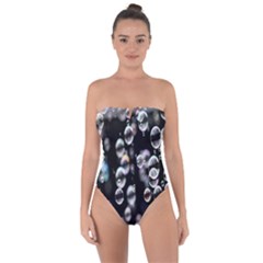 Bubble Tie Back One Piece Swimsuit by artworkshop