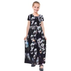 Bubble Kids  Short Sleeve Maxi Dress by artworkshop