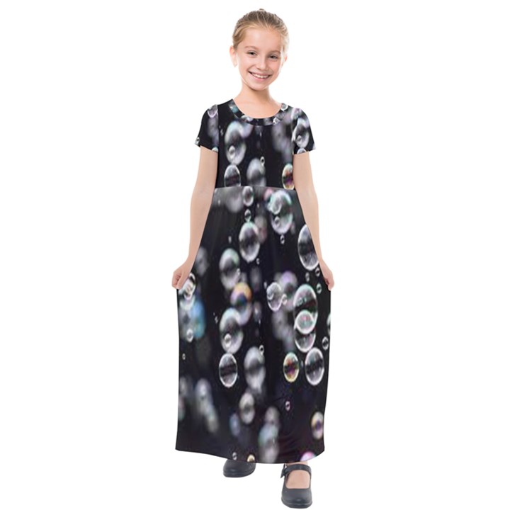 Bubble Kids  Short Sleeve Maxi Dress