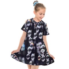 Bubble Kids  Short Sleeve Shirt Dress by artworkshop