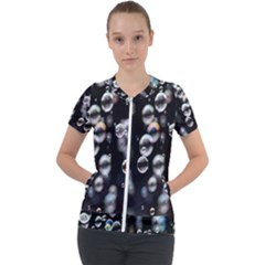 Bubble Short Sleeve Zip Up Jacket by artworkshop