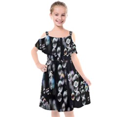 Bubble Kids  Cut Out Shoulders Chiffon Dress by artworkshop